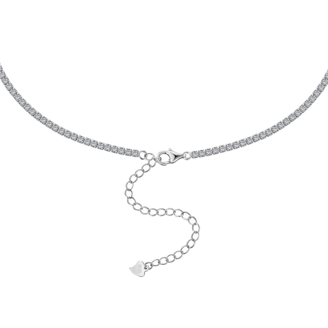 Choker Tennis Camelie e Cuore Centrale